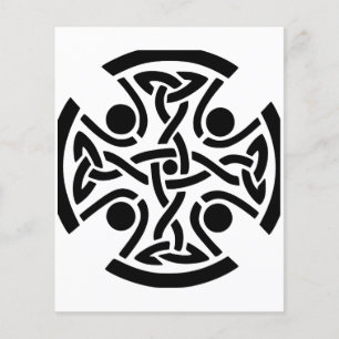Ancient Celtic Cross Knotwork Fine Art