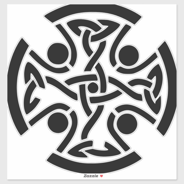 Ancient Celtic Cross Knotwork Fine Art (Sheet)