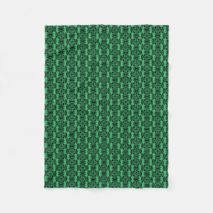 Ancient Celtic Cross Knotwork Fine Art Fleece Blanket