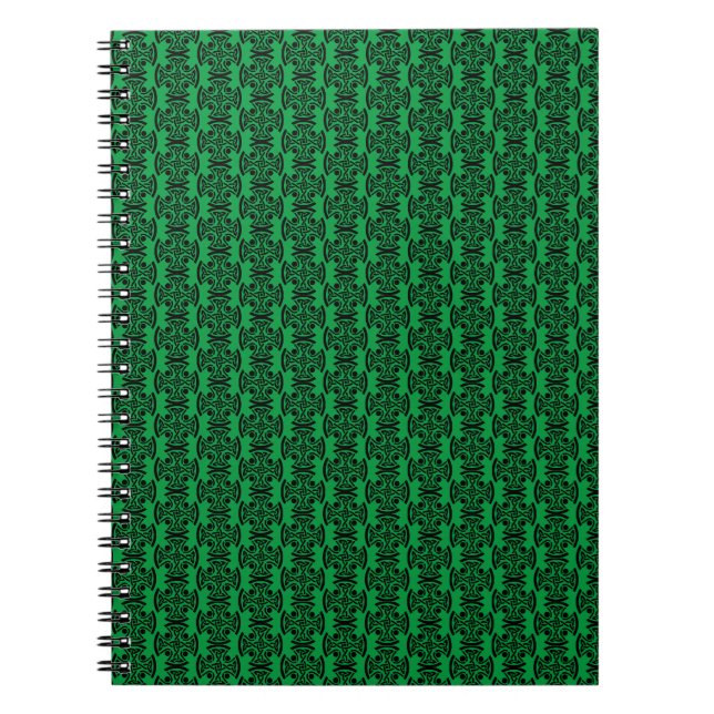 Ancient Celtic Cross Knotwork Fine Art Notebook (Front)