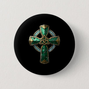 Ancient celtic cross runes irish heritage Ancient 6 Cm Round Badge