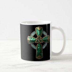 Ancient celtic cross runes irish heritage Ancient Coffee Mug