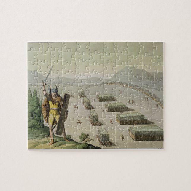 Ancient Celts or Gauls in Battle, c.1800-18 (colou Jigsaw Puzzle (Horizontal)