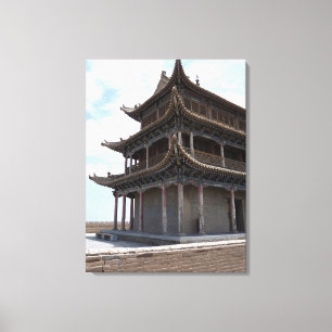 Ancient Chinese Building Canvas Print