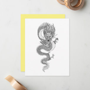 Ancient Chinese dragon  Card