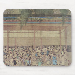 Ancient Chinese Waiting for Examination Mouse Mat