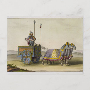 Ancient Chinese War Chariot, from 'Le Costume Anci Postcard