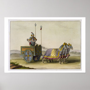 Ancient Chinese War Chariot, from 'Le Costume Anci Poster