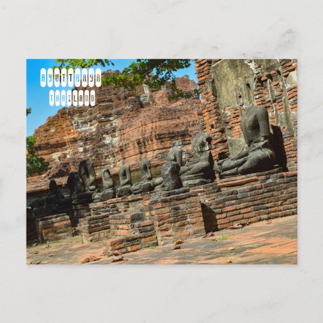 Ancient City of Ayutthaya Postcard (Front)