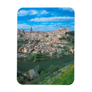 Ancient city of Toledo, Spain. Magnet