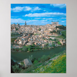 Ancient city of Toledo, Spain. Poster