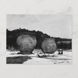 Ancient Clay Pots, Southern Mexico Postcard