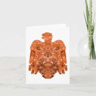 Ancient Copper Peoria Falcon Art Card
