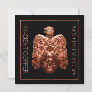 Ancient Copper Peoria Falcon Restored Card