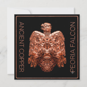 Ancient Copper Peoria Falcon Restored Card