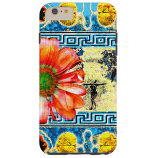 Ancient Dance with orange daisy Tough iPhone 6 Plus Case