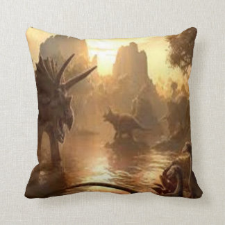 ancient dinosaur cushion