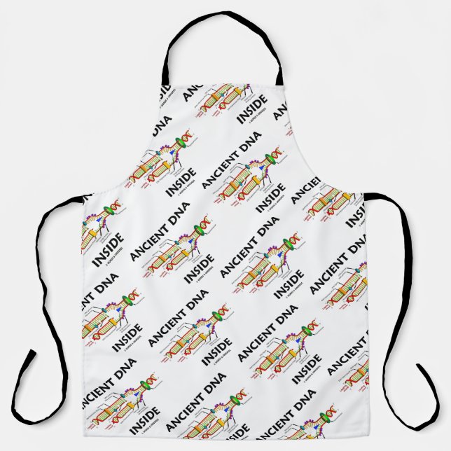 Ancient DNA Inside DNA Replication Humour Apron (Front)