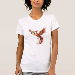 Ancient Dragon and Dhamma Wheel Women’s T-Shirt -