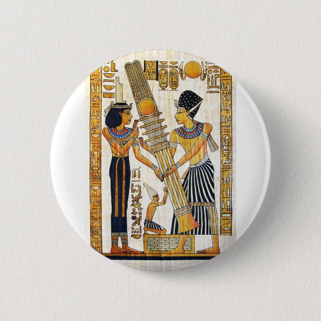 Ancient Egypt 1 6 Cm Round Badge (Front)