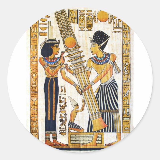 Ancient Egypt 1 Classic Round Sticker (Front)