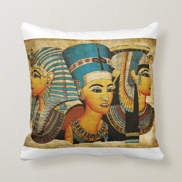 Ancient Egypt 3 Cushion Zazzle.co.uk