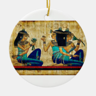 Ancient Egypt 6 Ceramic Tree Decoration