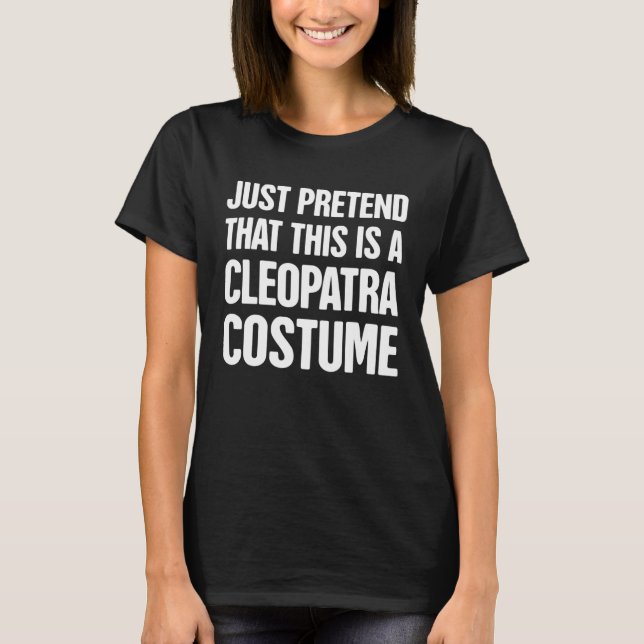 Ancient Egypt & Ancient Greece  Cleopatra Costume T-Shirt (Front)