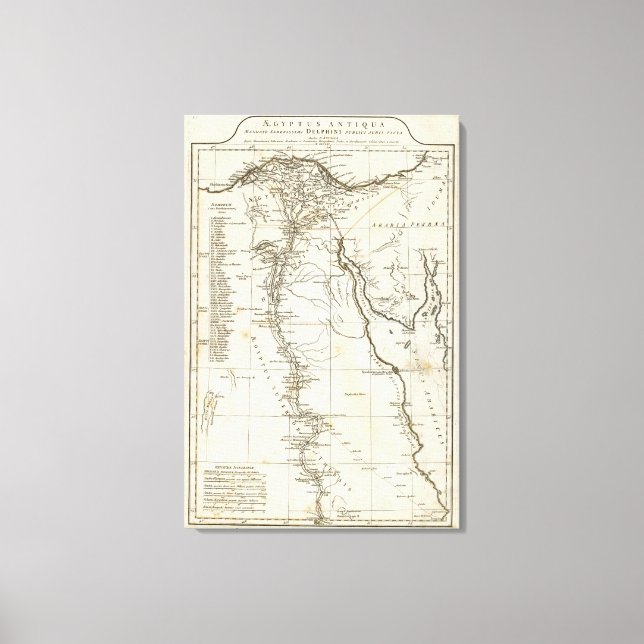 Ancient Egypt Canvas Print (Front)