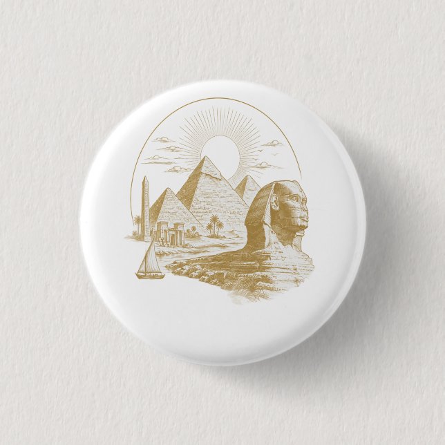 Ancient Egypt Collection 3 Cm Round Badge (Front)