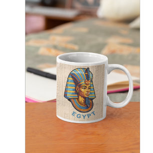 Ancient Egypt colorful King Pharaohs mug