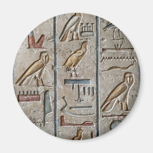 Ancient Egypt Engraved Hieroglyphic Carved Gift Magnet