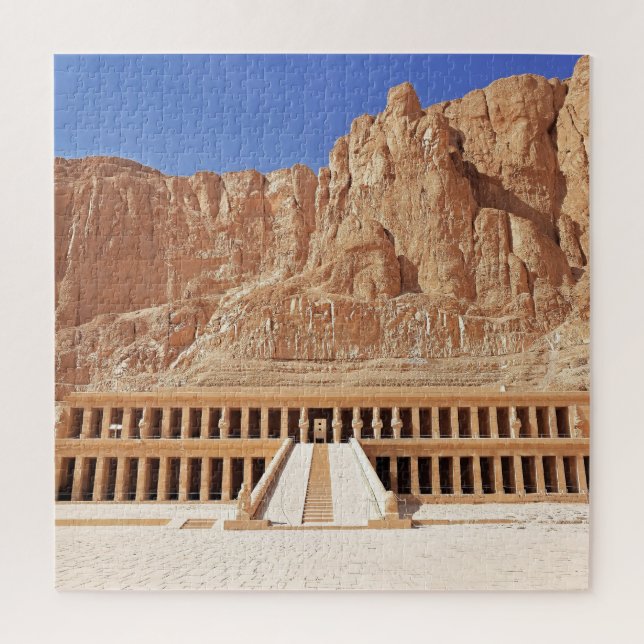 Ancient Egypt Hatshepsut Deir Bahri Temple Luxor Jigsaw Puzzle (Vertical)