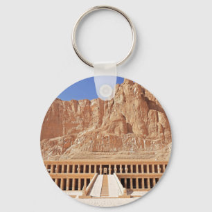 Ancient Egypt Hatshepsut Deir Bahri Temple Luxor Key Ring