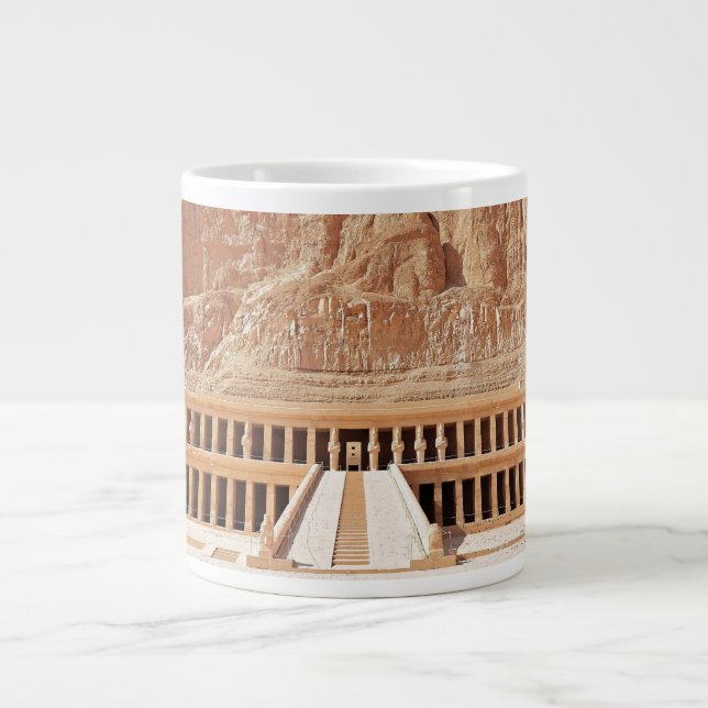 Ancient Egypt Hatshepsut Deir Bahri Temple Luxor Large Coffee Mug (Front)