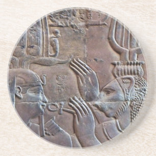 Ancient Egypt Hieroglyphics Carving Coaster