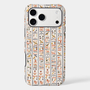 ancient egypt hieroglyphs pattern background histo