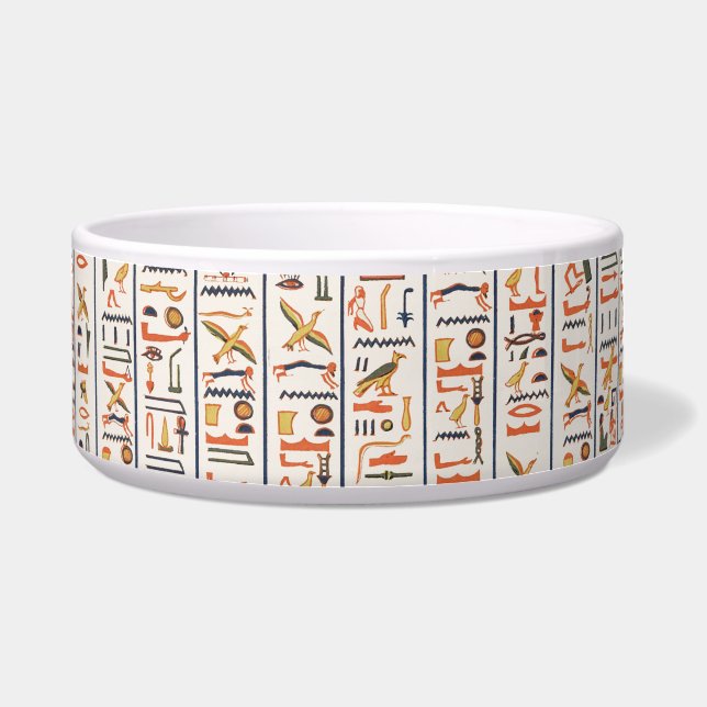 ancient egypt hieroglyphs pattern background histo (Front)