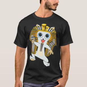 Ancient Egypt History For Kids Funny Pharaoh Cat T-Shirt