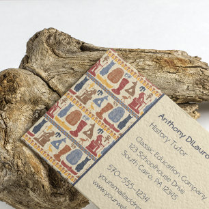 Ancient Egypt History Tutor Travel Business Card
