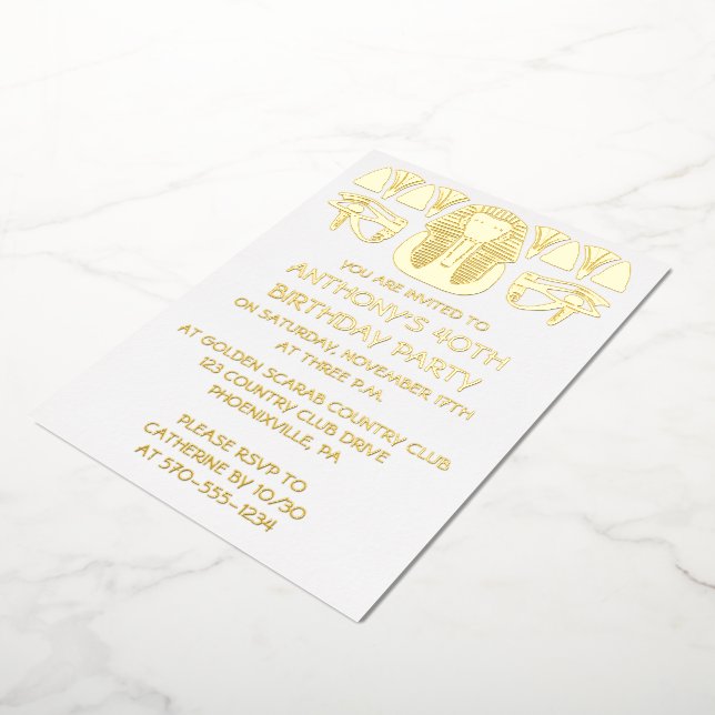 Ancient Egypt King Tut Themed Custom Party (Rotated)