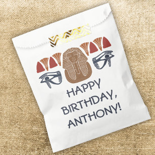 Ancient Egypt King Tut Themed Custom Party Favour Bags