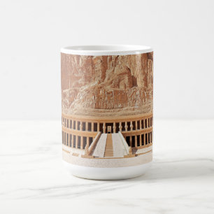 Ancient Egypt Pharaoh deir el bahri Temple Dynasty Coffee Mug