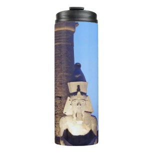 Ancient Egypt Pharaoh Ramses Giant Statue Karnak  Thermal Tumbler