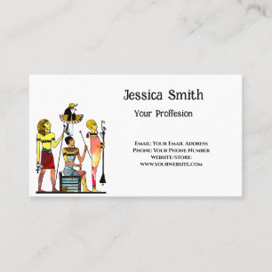 Ancient Egypt Pharaohs Lavish Ormamentation Business Card