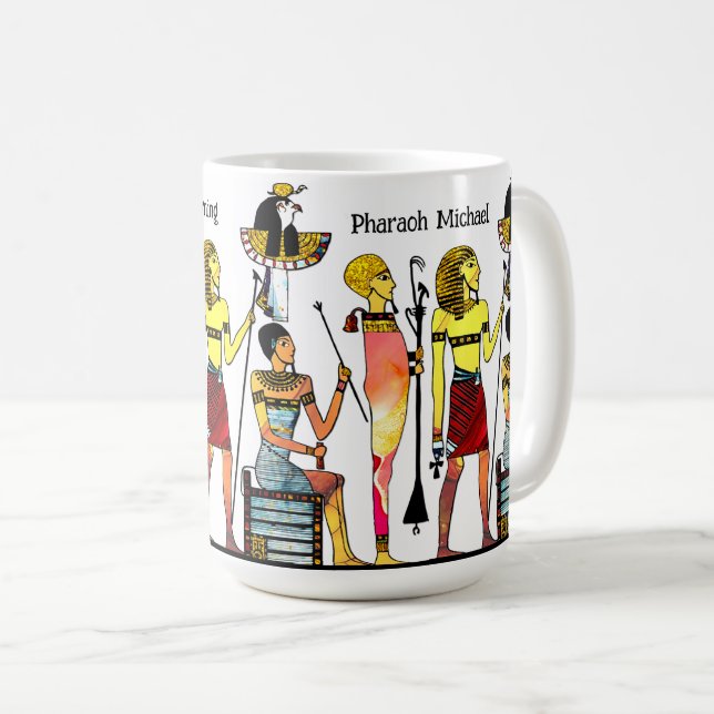 Ancient Egypt Pharaohs Lavish Ormamentation Coffee Mug (Front Right)
