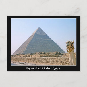 Ancient Egypt: Pyramid of Khafre, Egypt Postcard