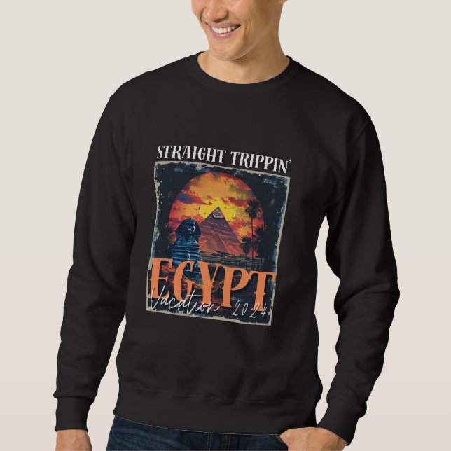 Ancient Egypt Sphinx Pyramid Pharaoh Ancient Egypt Sweatshirt (Front)