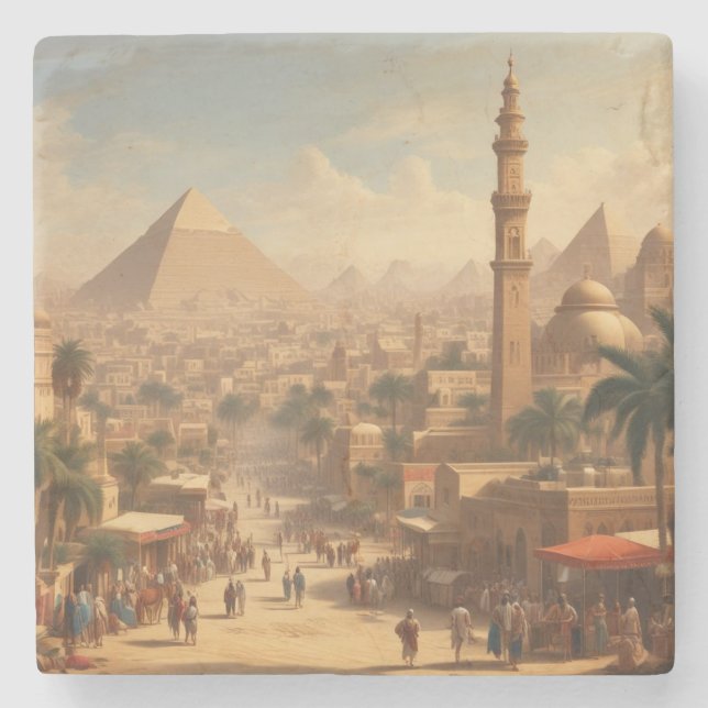 Ancient Egypt.  Stone Coaster (Front)