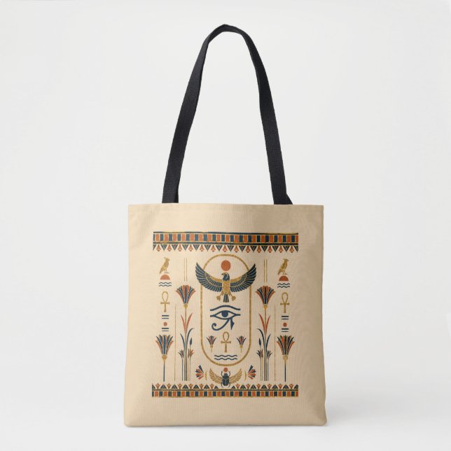Ancient Egypt Symbol Tote Bag (Front)